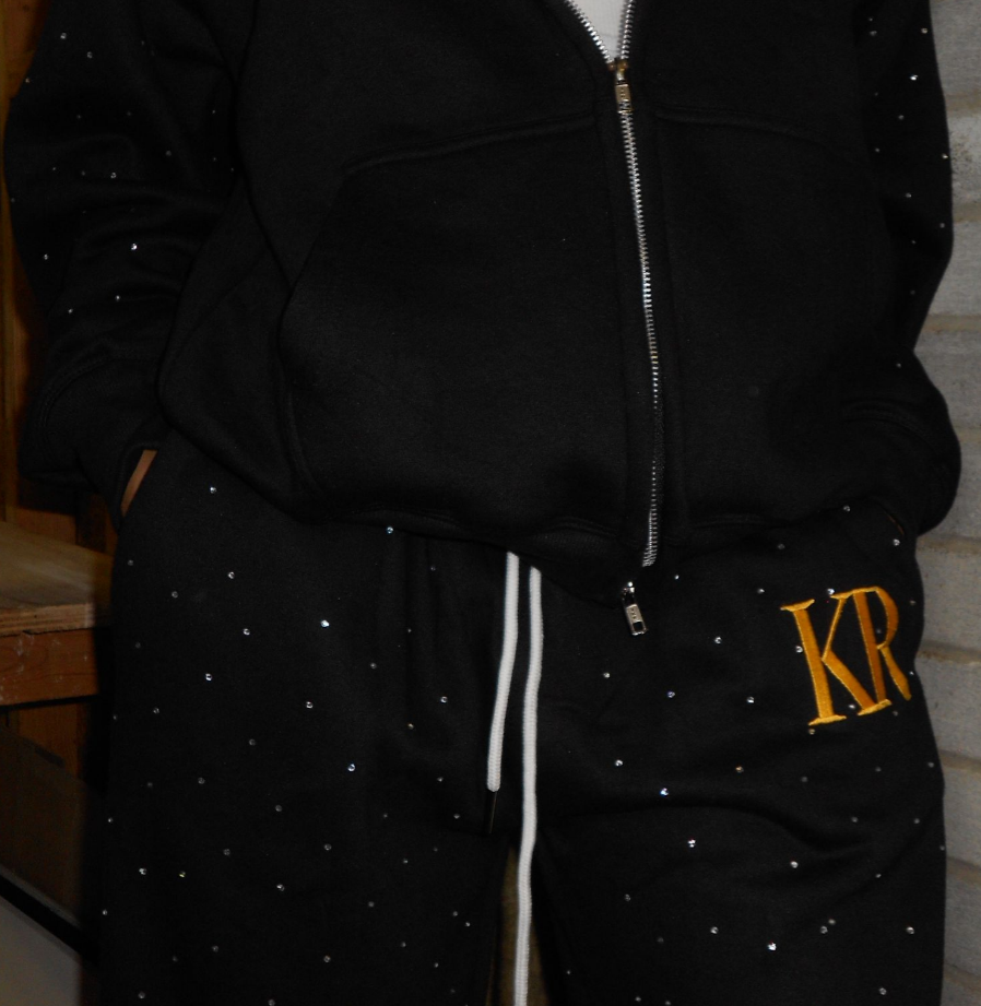 KR BLACK TRACKSUIT