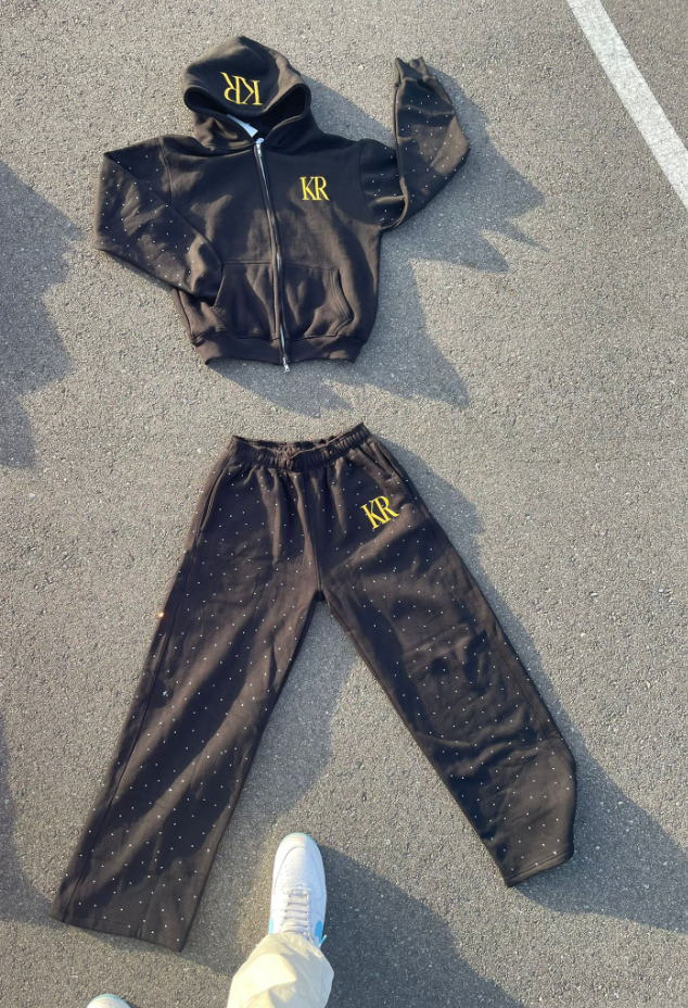 KR BLACK TRACKSUIT